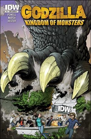 Godzilla: Kingdom of Monsters issue 1-PP IDW Publishing II Cover 1/500