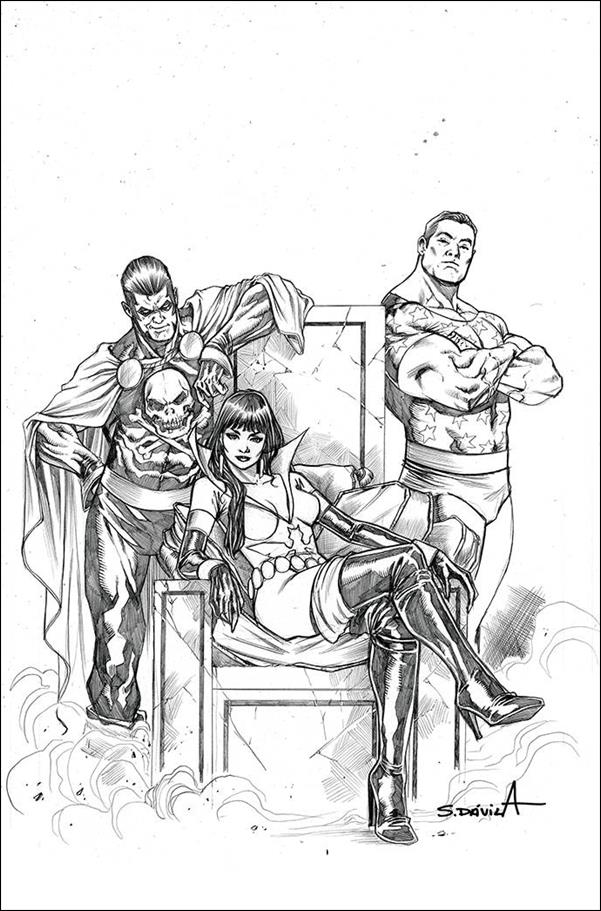 Vampirella: The Dark Powers issue 5-M Sergio Davila 1:11 Black & White Virgin Cover