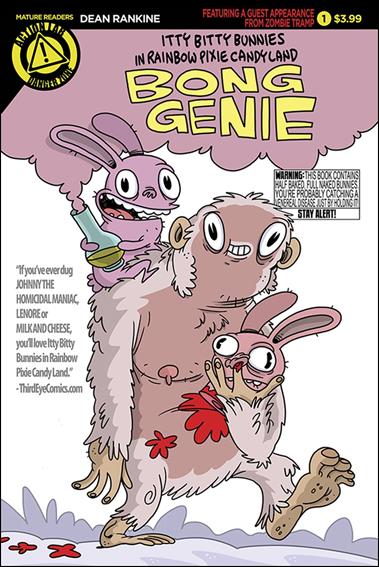 Itty Bitty Bunnies In Rainbow Pixie Candy Land: Bong Genie issue 1 Dean Rankine Cover