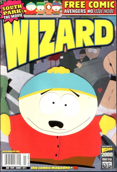 Wizard: The Comics Magazine issue 95 South Park Cover