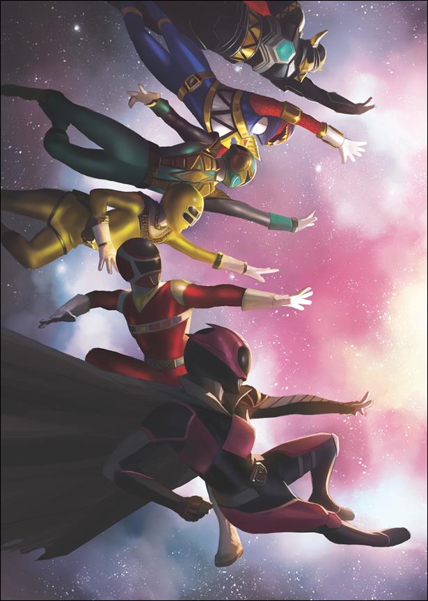Mighty Morphin Power Rangers issue 38-C Miguel Mercado Unlocked Retailer Cover