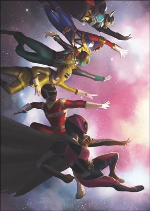 Mighty Morphin Power Rangers issue 38-C Miguel Mercado Unlocked Retailer Cover