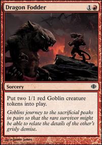 Magic the Gathering: Shards of Alara (Base Set) card 97 Dragon Fodder