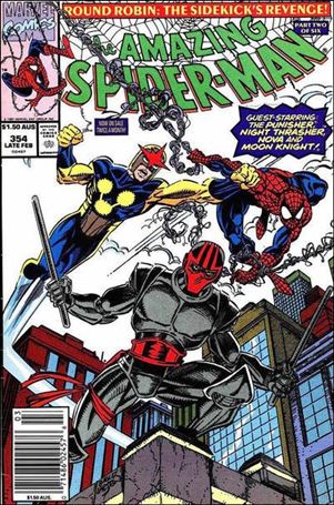 Amazing Spider-Man (1963) issue 354-B Australian Price Cover