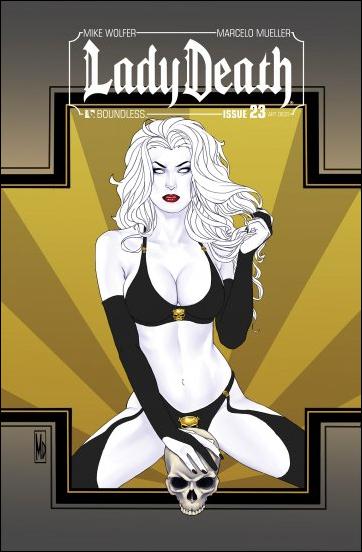 Lady Death (2010) issue 23-D Art Deco Cover 1:3