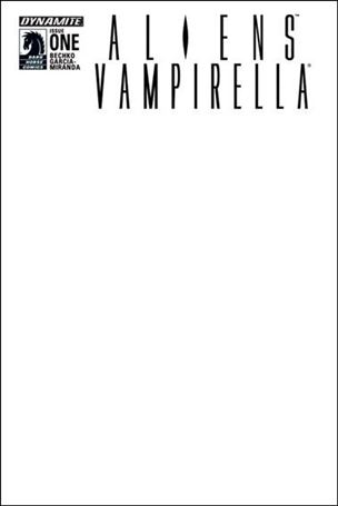 Vampirella/Aliens issue 1-B Blank Authentix Cover