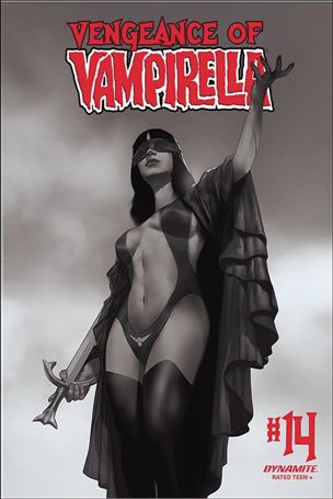 Vengeance of Vampirella (2019) issue 14-L Ben Oliver 1:30 Black & White Cover