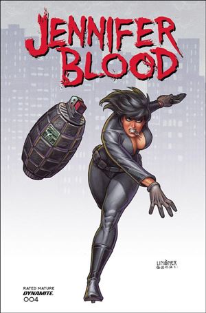 Jennifer Blood (2021) issue 4-B Joseph Michael Linsner Cover