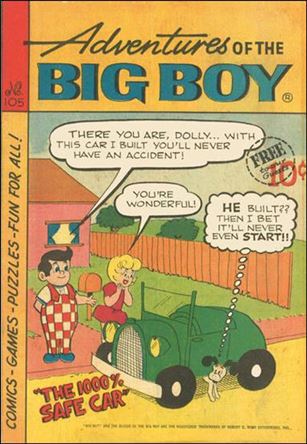 Adventures of the Big Boy issue 105-B West Coast Cover