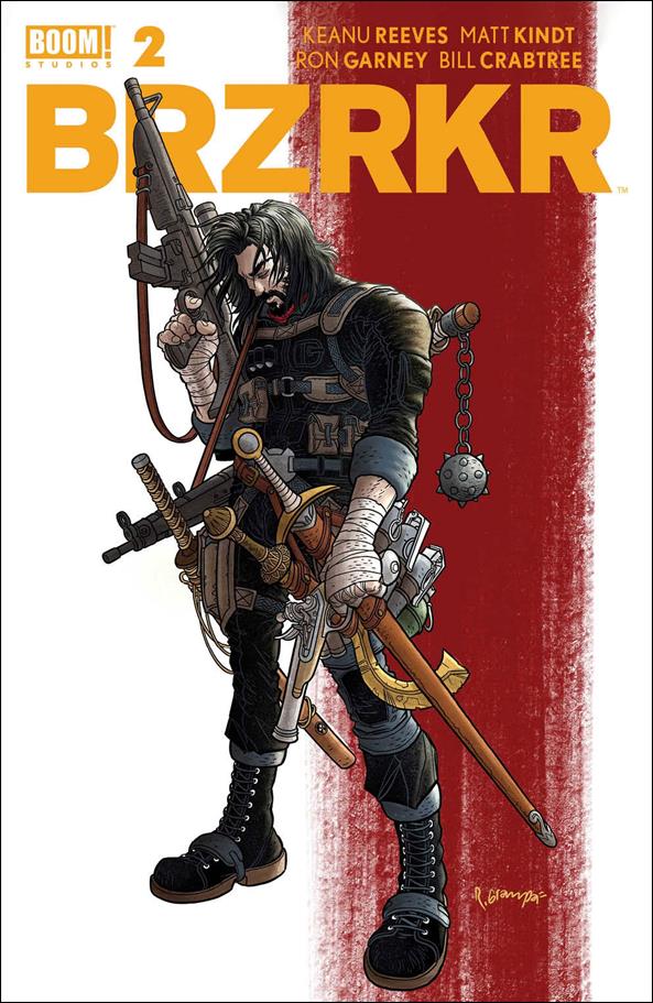 BRZRKR issue 2-C Rafael Grampa Foil Cover
