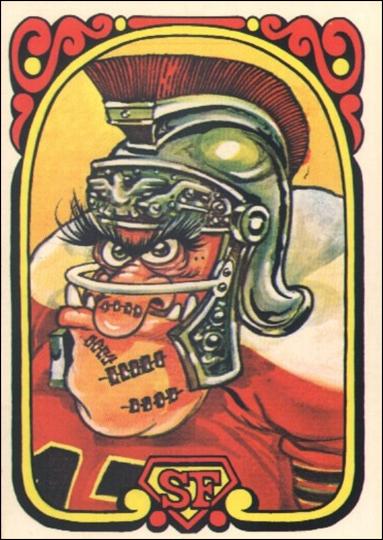 Football Super Freaks (Base Set) card 4 Troy The Trojan