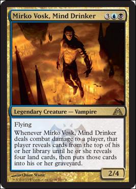 Magic the Gathering: Dragon's Maze (Base Set) card 85 Mirko Vosk, Mind Drinker
