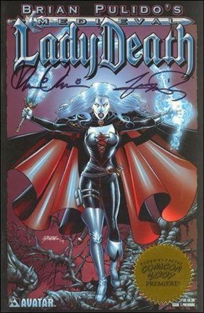 Brian Pulido's Medieval Lady Death issue 1-E Phoenix Comicon Stamped Cover
