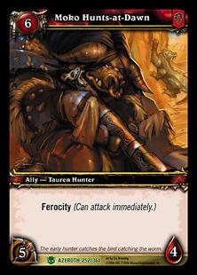 World of Warcraft: Heroes of Azeroth (Base Set) card 252 Moko Hunts-at-Dawn
