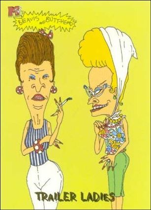 Beavis and Butt-Head (Base Set) card '7369' Trailer Ladies