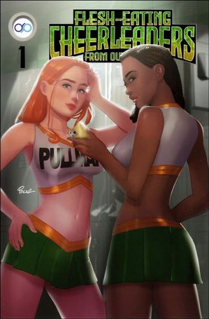 Flesh-Eating Cheerleaders from Outer Space issue 1-C Joe Pekar Cover