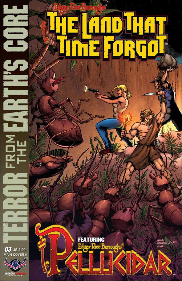 Edgar Rice Burroughs' The Land That Time Forgot / Pellucidar: Terror from the Earth's Core issue 3 Gene Magora Left Cover