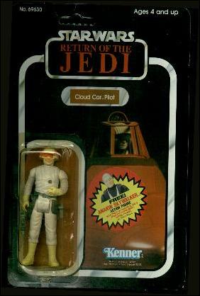 Star Wars 3 3/4" Basic Action Figures (Vintage) figure 46-B Cloud Car Pilot (RotJ)