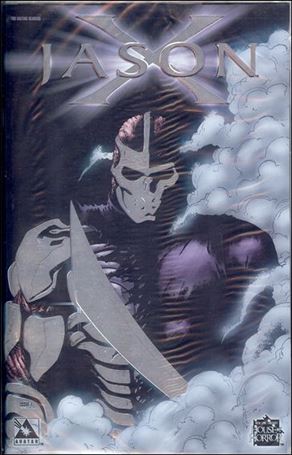 Jason X Special issue 1-M Platinum Foil Cover with signed Poster 1/1500