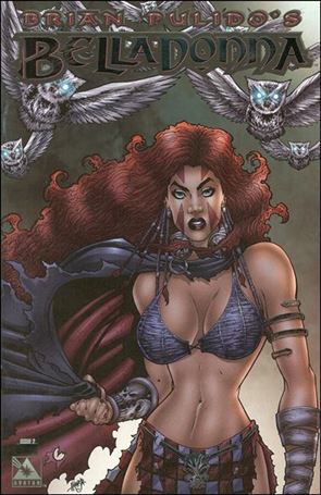 Brian Pulido's Belladonna (2004) issue 2-F Platinum Foil Cover 1/650 with COA