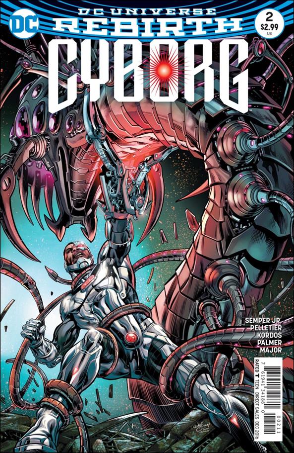 Cyborg (2016) issue 2 Will Conrad Cover