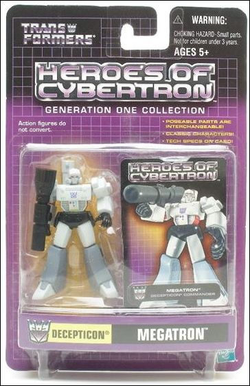 Transformers: Heroes of Cybertron (Generation One Collection) figure 2-B Megatron (All Black Cannon)