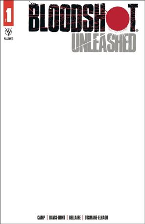 Bloodshot Unleashed issue 1-E Blank/Sketch Cover