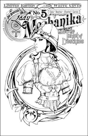 Lady Mechanika: The Tablet of Destinies issue 5-E Joe Benitez White Cover 1/250