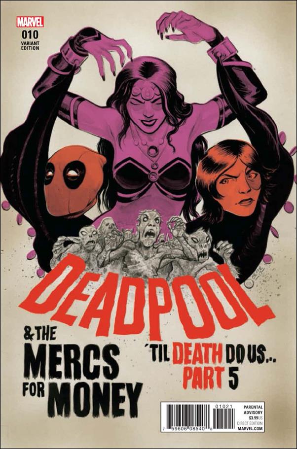 Deadpool & the Mercs for Money (2016/09) issue 10-B Tyler Crook Cover