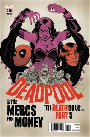 Deadpool & the Mercs for Money (2016/09) issue 10-B Tyler Crook Cover