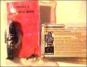 G.I. Joe: A Real American Hero 3 3/4" Basic Action Figures figure 32 Cobra Commader (Hooded) Mail-away 