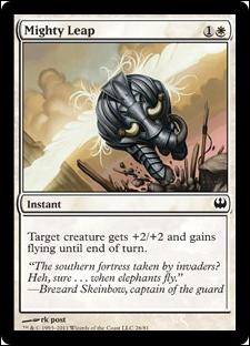 Magic the Gathering: Duel Decks: Knights vs. Dragons (Base Set) card 26 Mighty Leap