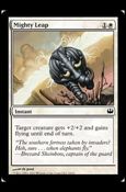 Magic the Gathering: Duel Decks: Knights vs. Dragons (Base Set) card 26 Mighty Leap