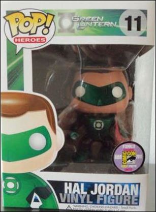 POP! Heroes figure 11-B Hal Jordan (Metallic) SDCC 2011 1/480