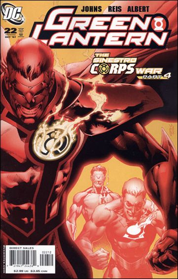 Green Lantern (2005) issue 22-B Red Cover (2nd Printing)