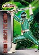 Power Rangers Turbo (Base Set) card 18 Turbo Blade at the Ready