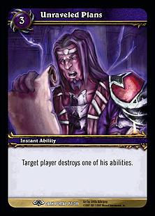 World of Warcraft: Through the Dark Portal (Base Set) card 151 Unraveled Plans