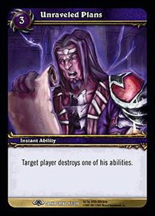 World of Warcraft: Through the Dark Portal (Base Set) card 151 Unraveled Plans