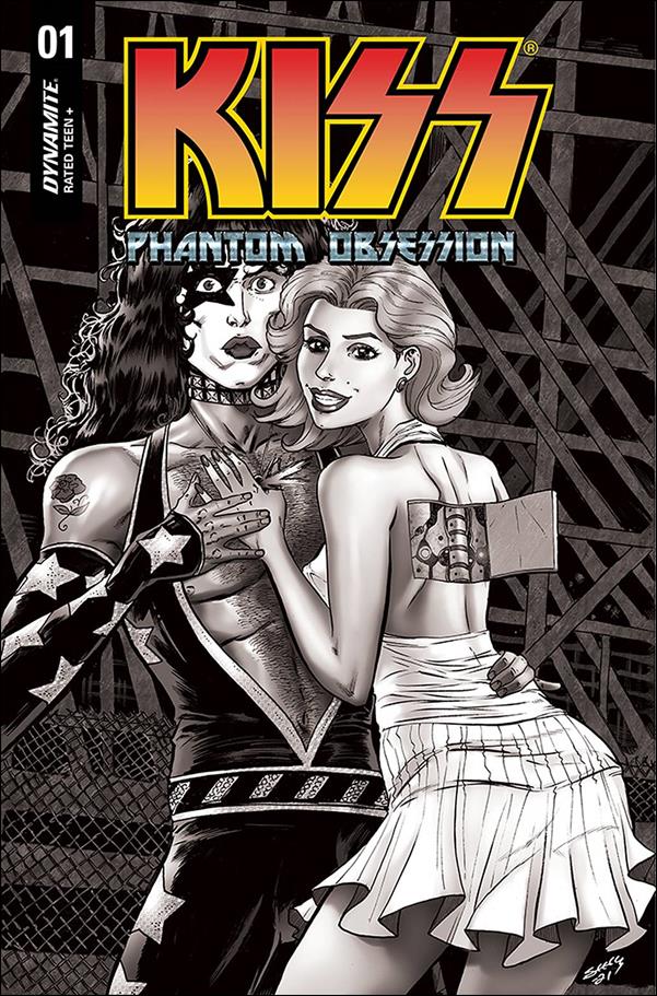 KISS: Phantom Obsession issue 1-O Tim Seeley 1:50 Grayscale Cover