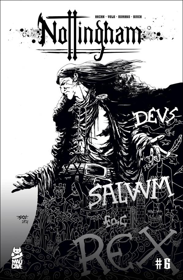 Nottingham issue 6-B Black & White Cover 1/1000