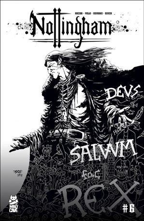 Nottingham issue 6-B Black & White Cover 1/1000