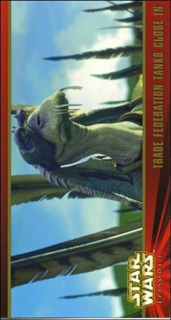 Star Wars: Episode I Widevision: Series 1 (Base Set) card 65 Trade Federation Tanks Close In