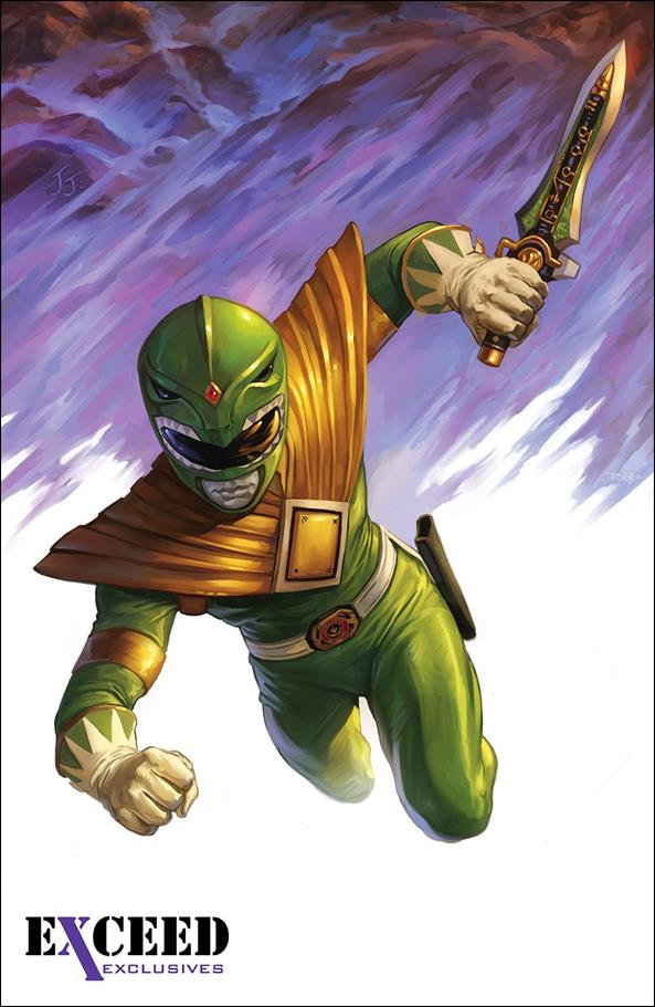 Mighty Morphin Power Rangers issue 1-SF Nick Robles Exceed Green Ranger Cover 1/500