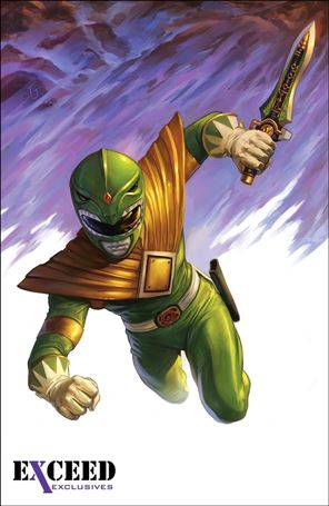 Mighty Morphin Power Rangers issue 1-SF Nick Robles Exceed Green Ranger Cover 1/500