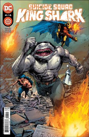 Suicide Squad: King Shark issue 4 Trevor Hairsine Cover