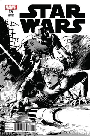 Star Wars (2015) issue 24-C Mike Deodato Jr. 1:100 Sketch Cover