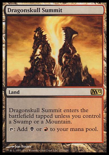 Magic the Gathering: 2012 Core Set (Base Set) card 225 Dragonskull Summit