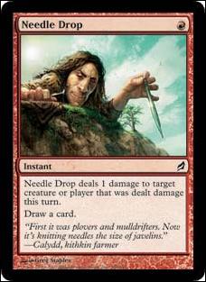 Magic the Gathering: Lorwyn (Base Set) card 186 Needle Drop
