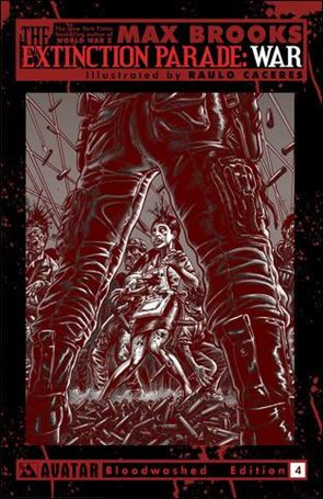 Extinction Parade: War issue 4-D Bloodwashed Cover