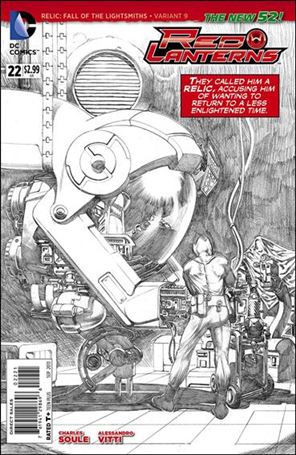 Red Lanterns issue 22-B Rags Morales 1:25 Connecting Sketch Cover